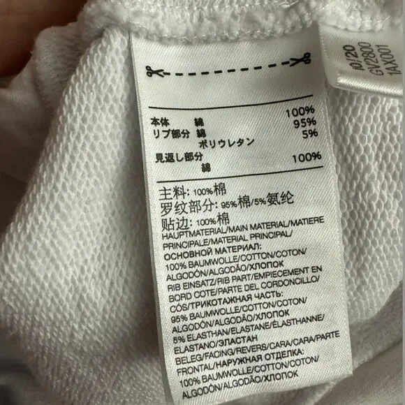 SOLD OUT White Adidas Y-3 Classic Chest Logo Hoodie - M - Picture 6 of 14